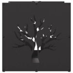 vidaXL Regál na krbové drevo, 40x40x40 cm, za studena lisovaná oceľ – Obrázok 6