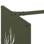 vidaXL Regál na krbové drevo, 40x40x40 cm, za studena lisovaná oceľ – Obrázok 7