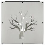 vidaXL Regál na krbové drevo 40x40x40 cm, nehrdzavejúca oceľ – Obrázok 6