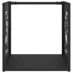 vidaXL Regál na krbové drevo, 40x40x40 cm, za studena lisovaná oceľ – Obrázok 5