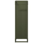 vidaXL Stojan na palivové drevo Olive Green 25x25x80 cm – Obrázok 5
