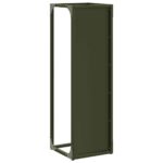 vidaXL Stojan na palivové drevo Olive Green 25x25x80 cm – Obrázok 7