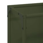 vidaXL Stojan na palivové drevo Olive Green 25x25x80 cm – Obrázok 8