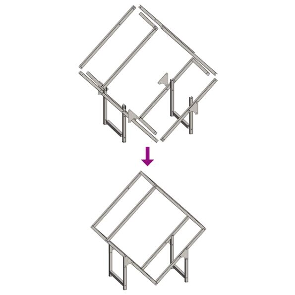 vidaXL Stojan na palivové drevo Olive Green Oceľ valcovaná za studena – Obrázok 9