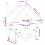 vidaXL Stojan na palivové drevo Olive Green Oceľ valcovaná za studena – Obrázok 11