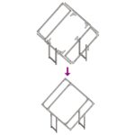 vidaXL Stojan na palivové drevo biely oceľ valcovaná za studena – Obrázok 9