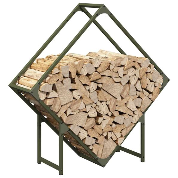 VXL8721158788238_g_en_hd_2.jpg vidaXL Stojan na palivové drevo olivovo zelená 80x25x80 cm – Obrázok 4