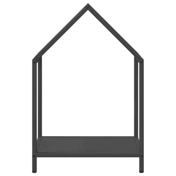 vidaXL Stojan na palivové drevo čierny oceľ valcovaná za studena – Obrázok 5