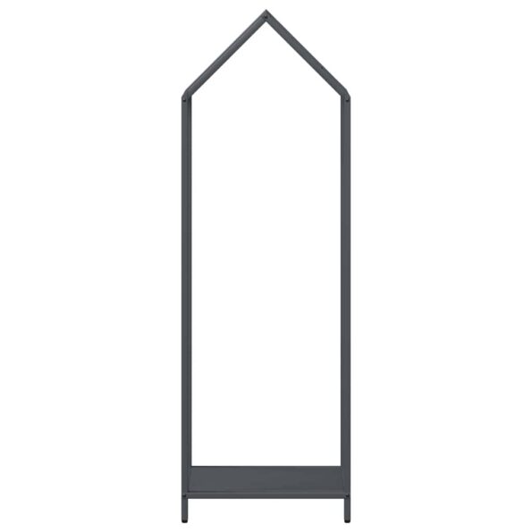 vidaXL Stojan na palivové drevo Antracit Oceľ valcovaná za studena – Obrázok 5