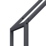 vidaXL Stojan na palivové drevo Antracit Oceľ valcovaná za studena – Obrázok 7