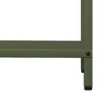 vidaXL Stojan na palivové drevo Olive Green Oceľ valcovaná za studena – Obrázok 8