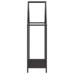 vidaXL Stojan na palivové drevo čierny oceľ valcovaná za studena – Obrázok 6