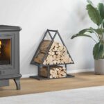 vidaXL Stojan na palivové drevo antracit oceľ valcovaná za studena