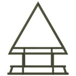 vidaXL Stojan na palivové drevo olivovo zelená 50x25x60 cm – Obrázok 5