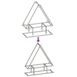 vidaXL Stojan na palivové drevo olivovo zelená 80x25x90 cm – Obrázok 9