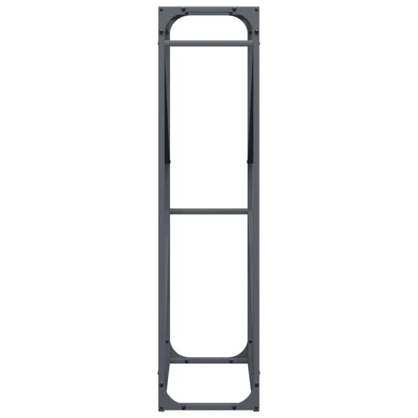 vidaXL Stojan na palivové drevo antracit oceľ valcovaná za studena – Obrázok 6