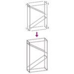 vidaXL Stojan na palivové drevo antracit oceľ valcovaná za studena – Obrázok 10