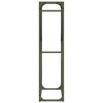 vidaXL Stojan na palivové drevo olivovo zelená 60x25x90 cm – Obrázok 6