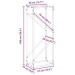 vidaXL Stojan na palivové drevo antracit oceľ valcovaná za studena – Obrázok 12