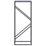 vidaXL Stojan na palivové drevo antracit oceľ valcovaná za studena – Obrázok 5