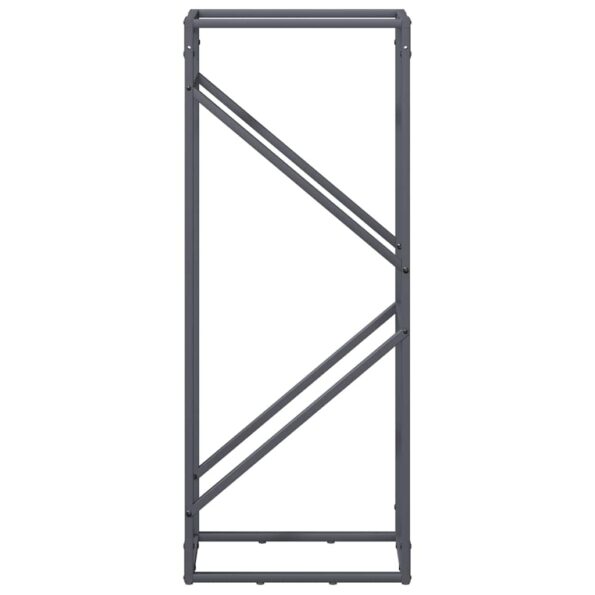 vidaXL Stojan na palivové drevo antracit oceľ valcovaná za studena – Obrázok 5