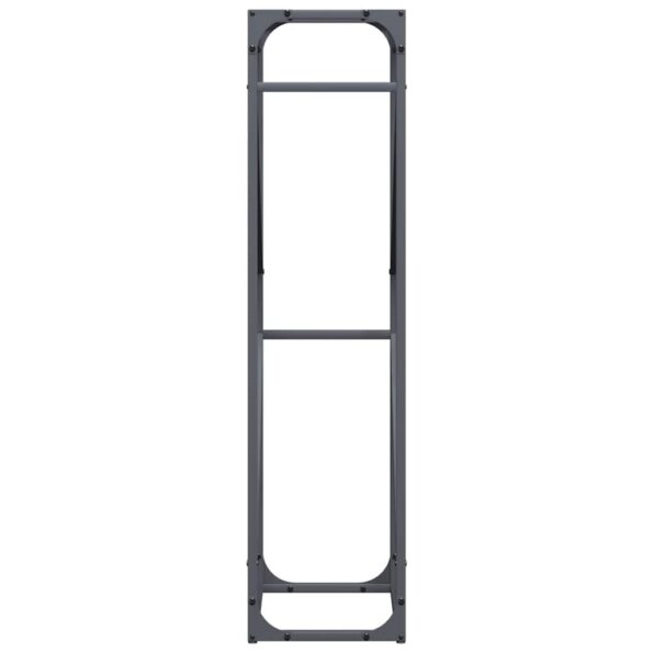 vidaXL Stojan na palivové drevo antracit oceľ valcovaná za studena – Obrázok 6