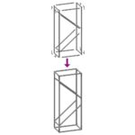 vidaXL Stojan na palivové drevo antracit oceľ valcovaná za studena – Obrázok 10