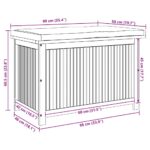 vidaXL Vonkajší box na vankúše 90x50x60,5 cm akáciový masív – Obrázok 11
