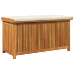vidaXL Vonkajší box na vankúše 113x50x60,5 cm akáciový masív – Obrázok 2