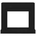 vidaXL Obloženie krbu čierne 100x30x87,5 cm kompozitné drevo – Obrázok 5