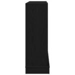 vidaXL Obloženie krbu čierne 100x30x87,5 cm kompozitné drevo – Obrázok 6