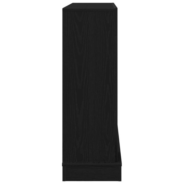 vidaXL Obloženie krbu čierne 100x30x87,5 cm kompozitné drevo – Obrázok 6