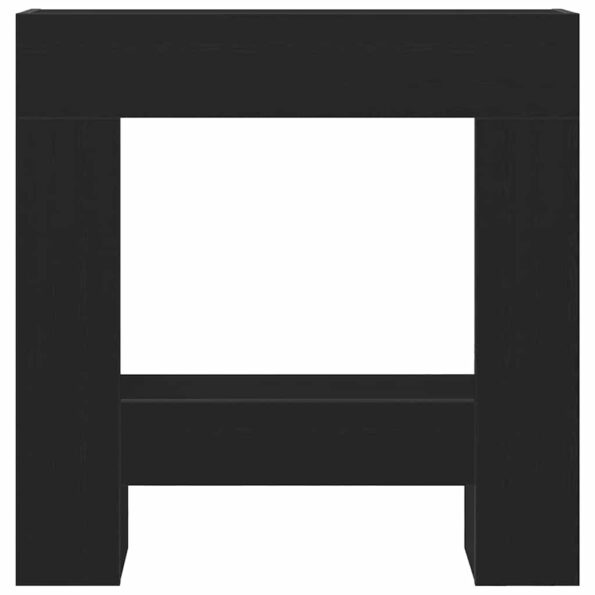 vidaXL Krb Surround Čierny dub 81x18x82 cm Upravené drevo – Obrázok 5