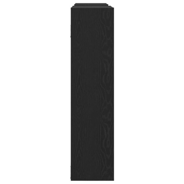 vidaXL Nástenná polica čierna dub 99x15x60 cm kompozitné drevo – Obrázok 6