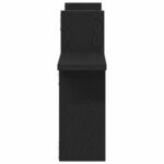 vidaXL Nástenné police 2 ks čierne dub 38x12x38 cm kompozitné drevo – Obrázok 6