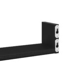 vidaXL Nástenné police 3 ks čierna dub kompozitné drevo – Obrázok 9