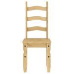 vidaXL 3-dielna jedálenská súprava Panama, borovicový masív – Obrázok 8