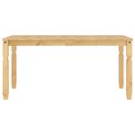 vidaXL 3-dielna jedálenská súprava Panama, borovicový masív – Obrázok 9