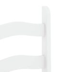 vidaXL 5-dielna jedálenská súprava Panama, biela borovicový masív – Obrázok 10