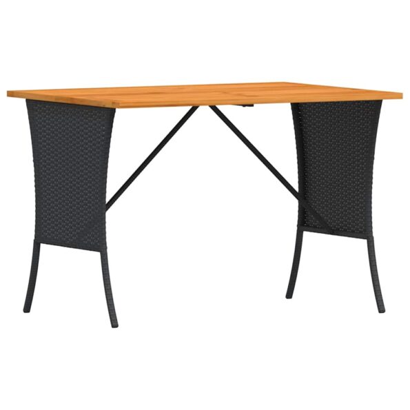 vidaXL 3-dielna záhradná sedacia súprava s podložkami polyratan čierna – Obrázok 6