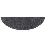 vidaXL Schodiskové rohože samolepiace 30 ks tmavošedá 56x17x3 cm – Obrázok 4
