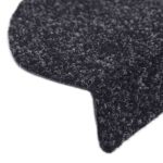 vidaXL Schodové rohože, samolepiace, 30 ks, 56x17x3 cm, čierne, polkruhové – Obrázok 6