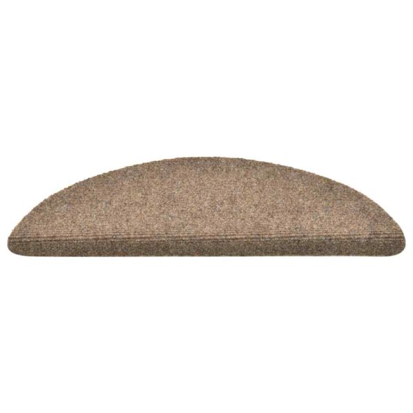 vidaXL Schodiskové rohože samolepiace 30 ks krémová 56x17x3 cm – Obrázok 3