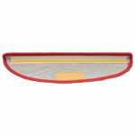 vidaXL Nášľapy na schody 30 ks červené 65x21x4 cm – Obrázok 4