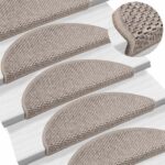 vidaXL Samolepiace nášľapy na schody sisalový vzhľad 30 ks 56x17x3 cm – Obrázok 6