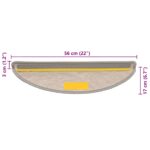 vidaXL Samolepiace nášľapy na schody sisalový vzhľad 30 ks 56x17x3 cm – Obrázok 8
