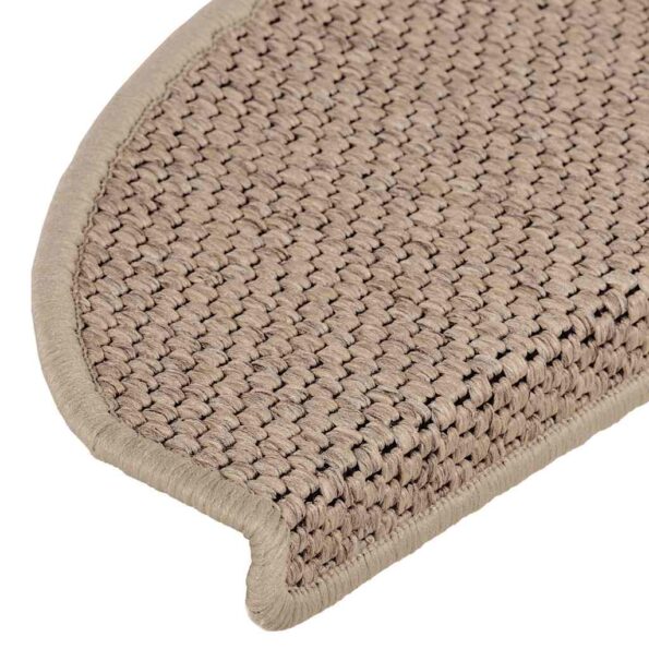 vidaXL Samolepiace nášľapy na schody sisal 30 ks 65x21x4 cm pieskové – Obrázok 7