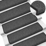 vidaXL Samolepiace nášľapy na schody vzhľad sisalu 30 ks 65x21x4 cm – Obrázok 6