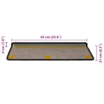 vidaXL Samolepiace nášľapy na schody vzhľad sisalu 30 ks 65x21x4 cm – Obrázok 8