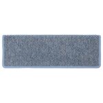 vidaXL Samolepiace nášľapy na schody vzhľad sisal 30ks 65x21x4cm modré – Obrázok 5